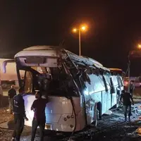 واژگونی اتوبوس با ۳ کشته و ۱۷ مجروح در قزوین  