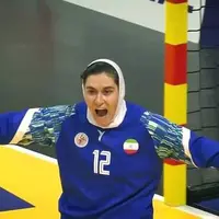 دختر هندبالیست ایران در لیگ رومانی