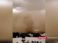 طوفان گرد و غبار در هند