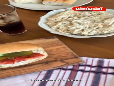 ساندویچ اولویه با فوت و فن های خاص خودش