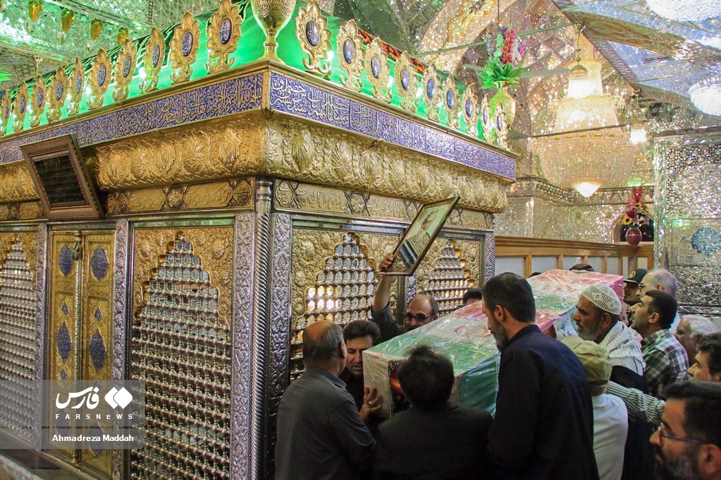 آیین تشییع پیکر «شهید بازیار» در شیراز