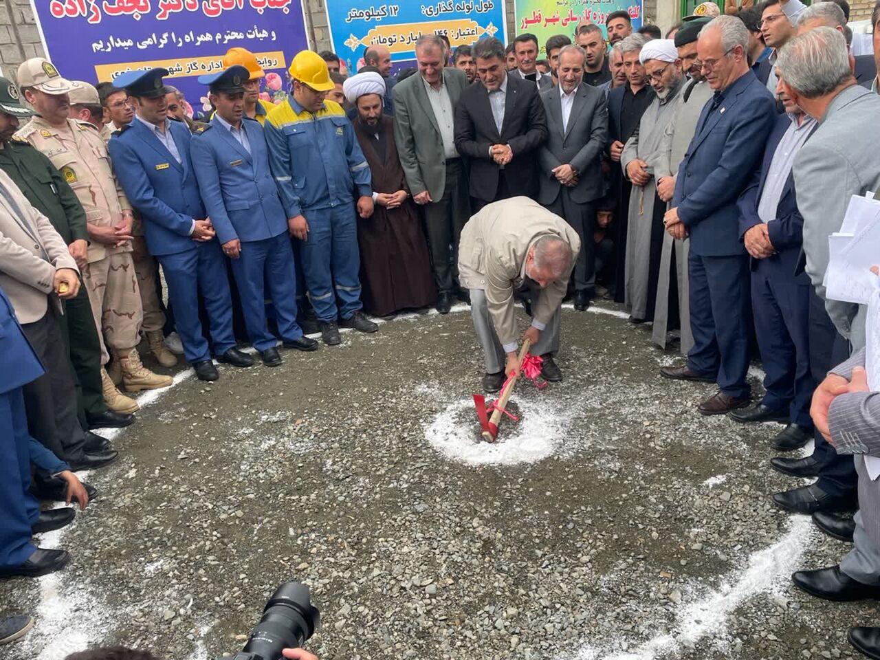 آغاز عملیات گازرسانی به قطور خوی در نقطه صفر مرزی کشور