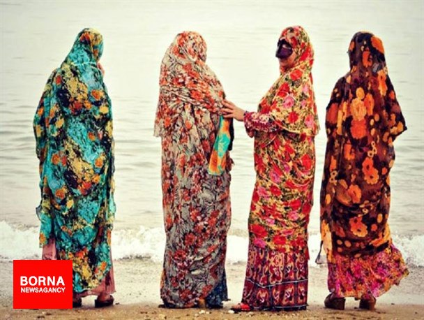 پوشش زنان و مردان بخشی از استان هرمزگان