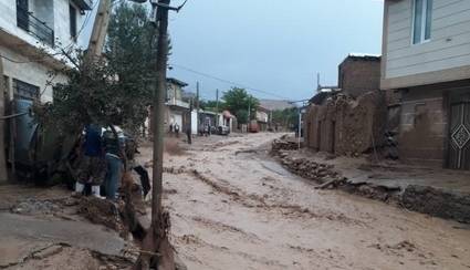 سیل در بخش الموت غربی