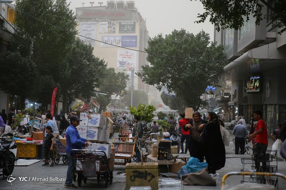 عکس/ طوفان شدید در تهران