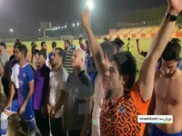 شادی داماشی‌ها بعد از صعود به لیگ یک