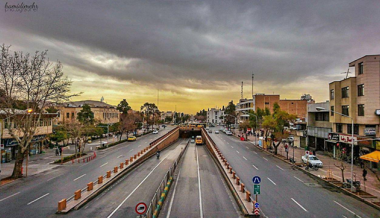 تغییر ساعت بسته شدن زیرگذر زند شیراز