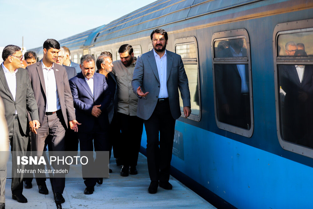 افتتاح راه‌آهن در آذربایجان شرقی با حضور رئیس‌ جمهور