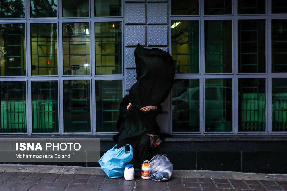 خسارت طوفان شدید در تهران