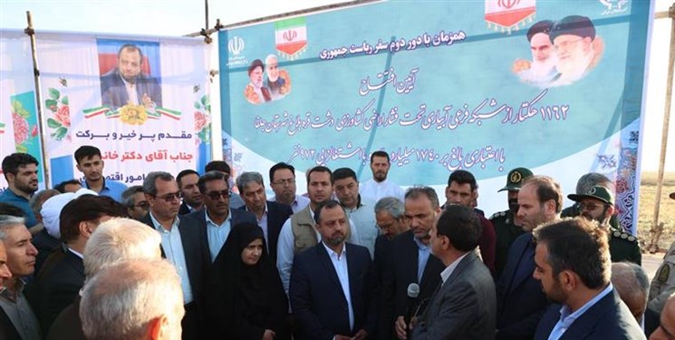 افتتاح شبکه آبرسانی دشت قره‌بلاغ آذربایجان‌ شرقی با حضور وزیر اقتصاد