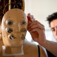 رباتی که مانند انسان عرق می‌کند و نفس می‌کشد
