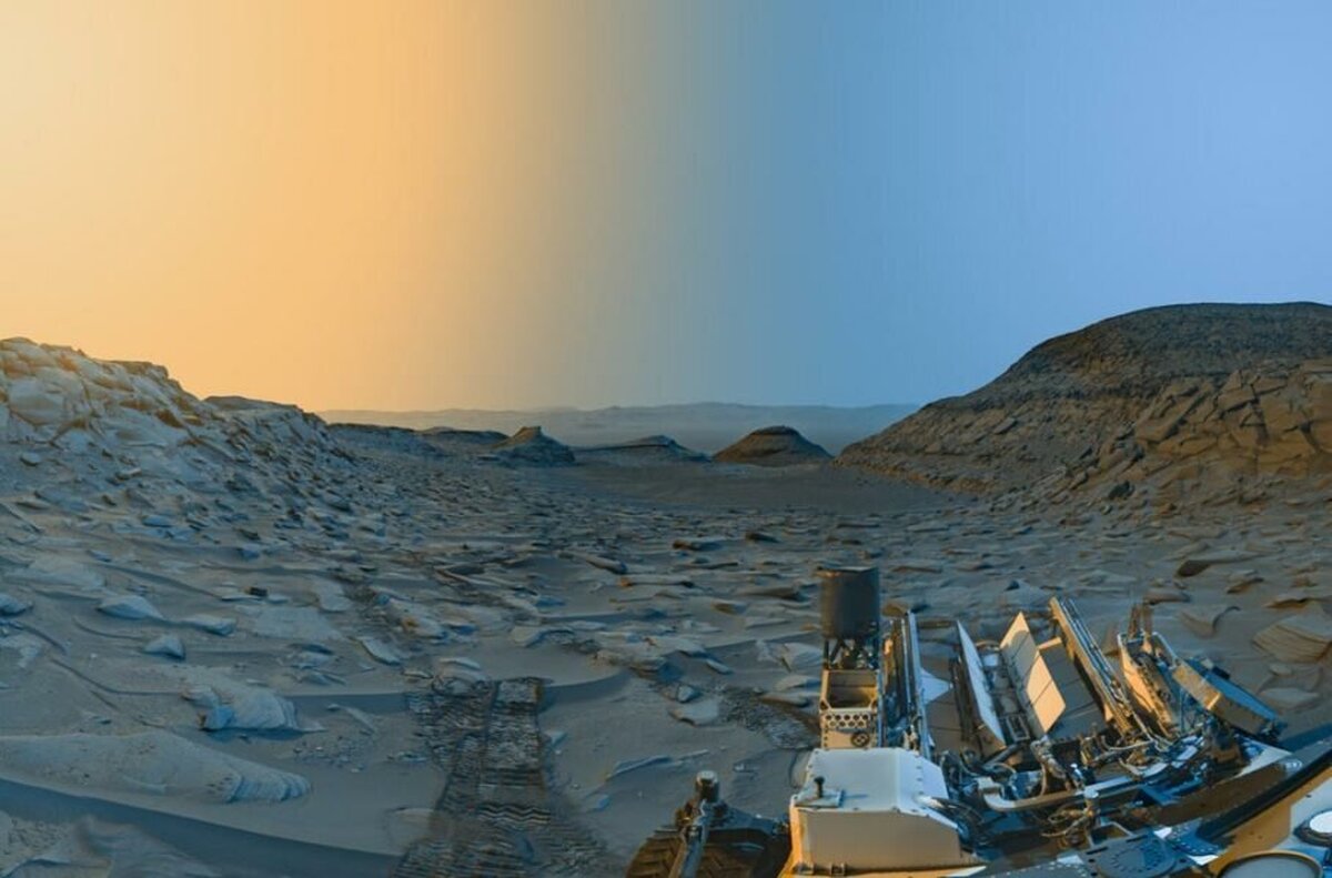 عکسی دیدنی که صبح و عصر مریخ را هم‌زمان نشان می‌دهد