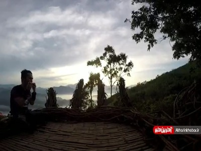 اجرای دلچسب ساز «هارمونیکا» در طبیعت