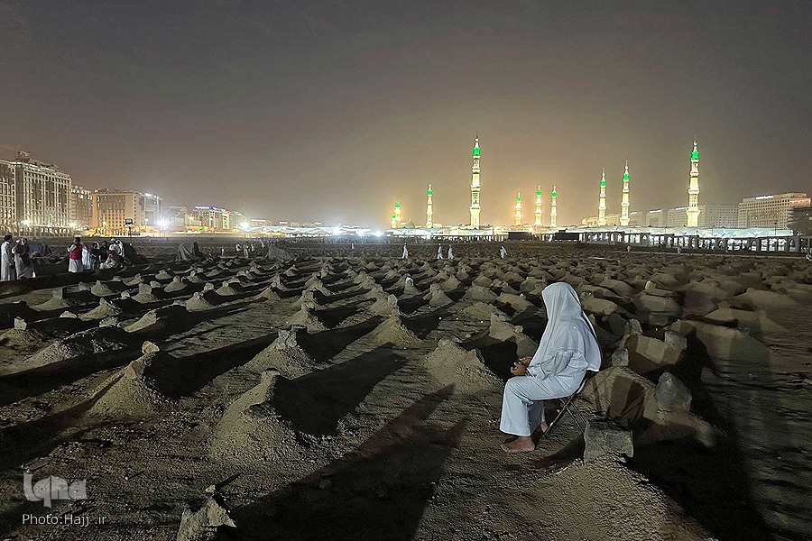 زائران بین‌المللی مدینه پیش از اعزام به مکه