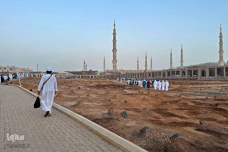 زائران بین‌المللی مدینه پیش از اعزام به مکه