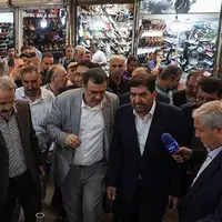 گپ و گفت مخبر با کسبه و تولیدکنندگان کفش در بازار بزرگ تهران