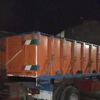 حرکات خطرناک راننده کامیونت در تهران