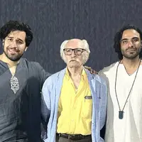 حضور محمود دولت‌آبادی در کنسرت علی قمصری و سهراب پورناظری