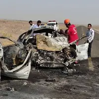 ویدئو/ تصادف مرگبار در محور ریگان-ایرانشهر؛ ۵ نفر در آتش سوختند