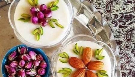 طرز تهیه شیر برنج مجلسی با خامه