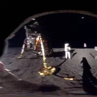 تصویر روز ناسا؛ آپولو 11 و سلفی 54 ساله آرمسترانگ روی ماه