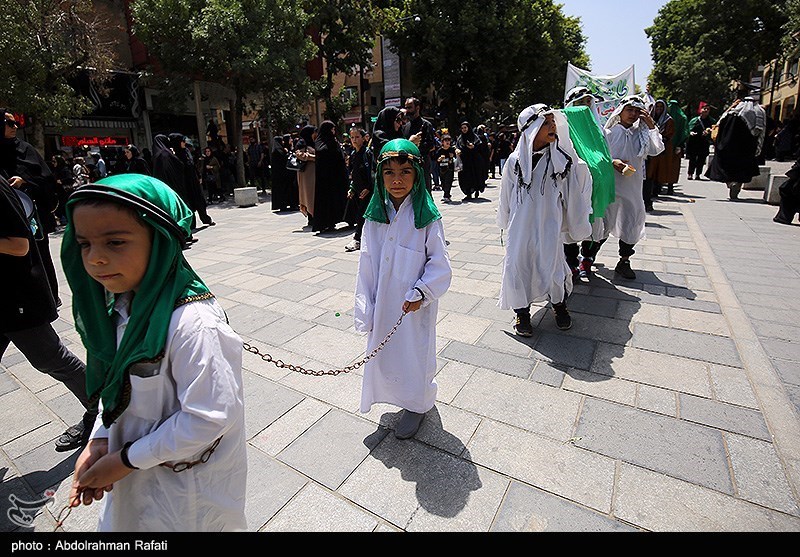 عکس/ مراسم عزاداری سومین روز شهادت امام حسین(ع) در همدان