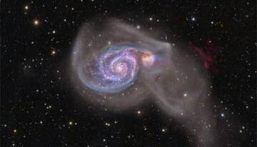 تصویر روز ناسا؛ تصویربرداری از مسیه ۵۱ در ۲۵۵ ساعت