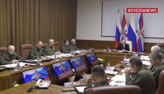 بازدید سرزده پوتین از مقر عملیات جنگ اوکراین