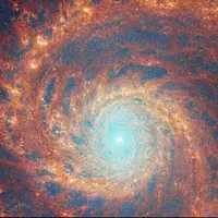 تلسکوپ فضایی تصاویری خیره‌کننده از کهکشان مارپیچی گرداب منتشر کرد