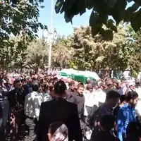 ویدئو/ پیکر شهید نیروی انتظامی در داورزن تشییع شد