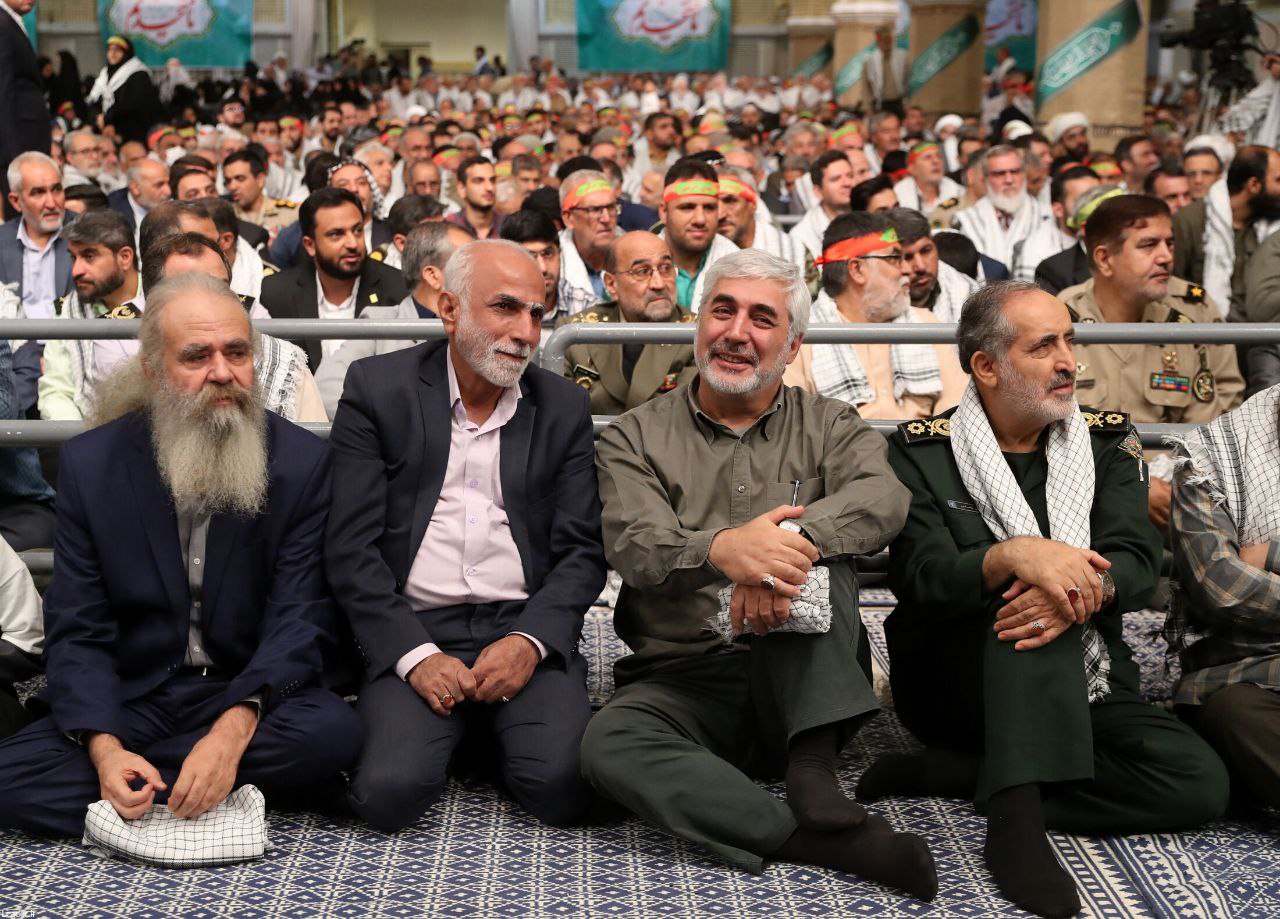 جمعی از هنرمندان و اهالی سینما در دیدار امروز رهبر انقلاب