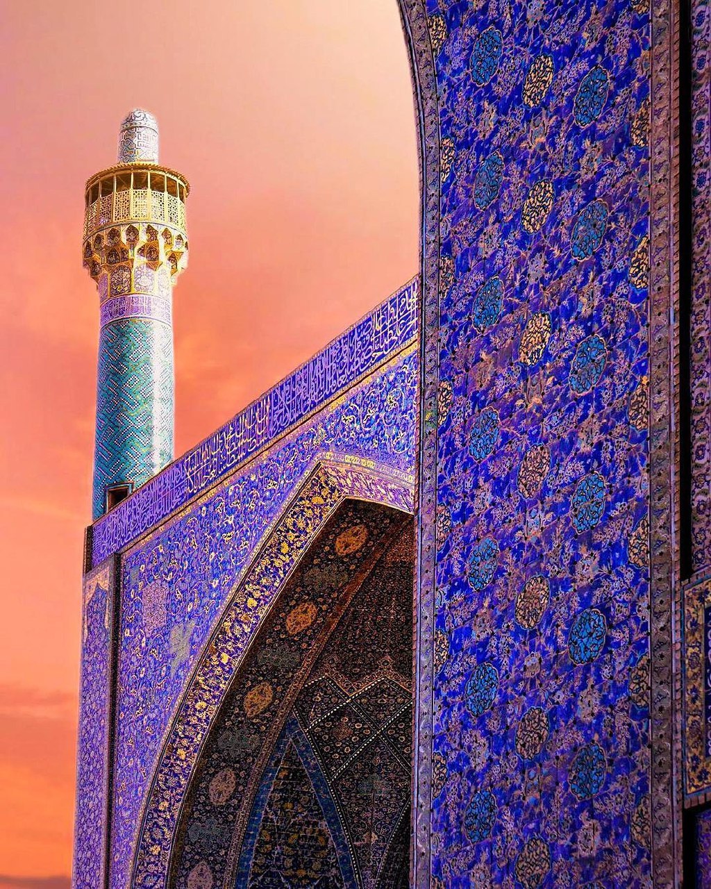 معماری خاص مسجد اصفهان