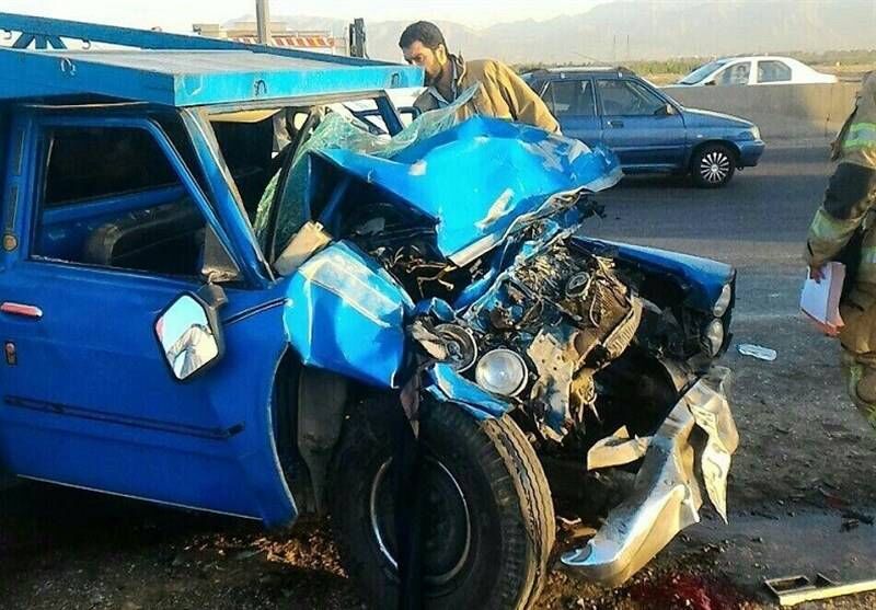 تصادف وانتها در جاده شاهرود - طرود، صحنه مرگ ۲ راننده شد