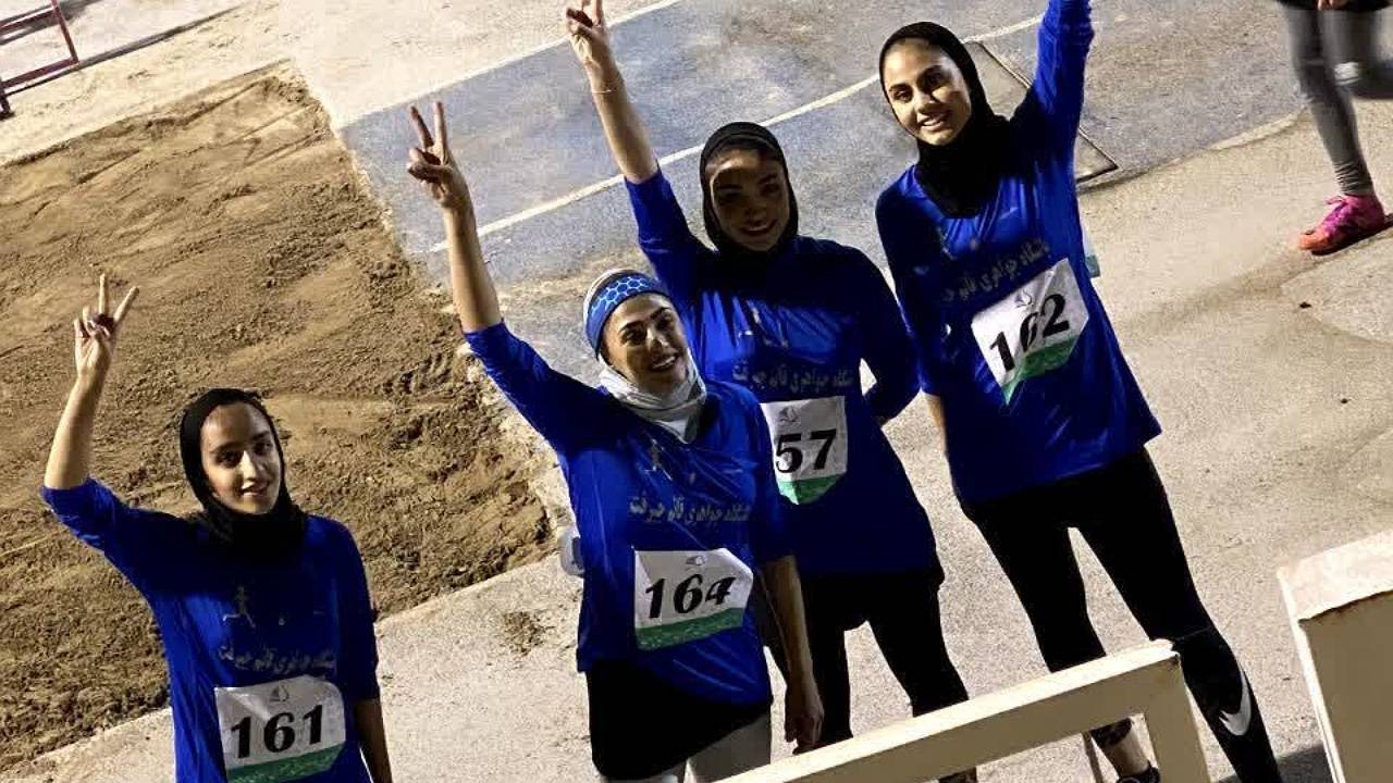 درخشش دختران کرمانی در مسابقات لیگ دوومیدانی باشگاه‌های کشور