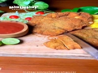 شنیسل مرغ سوخاری