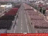 رژۀ ارتش یمن به‌مناسبت نهمین سال انقلاب ٢١ سپتامبر