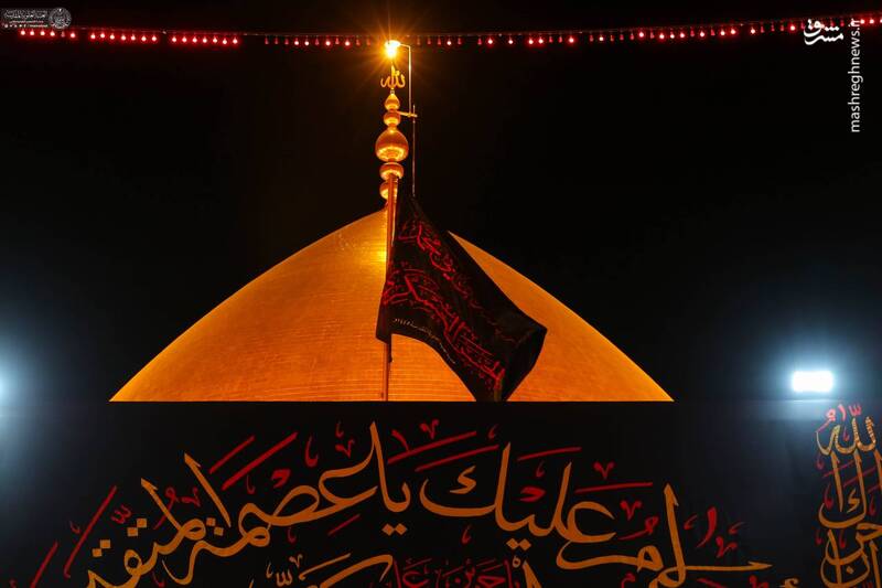 نصب پرچم سیاه در حرم سامرا