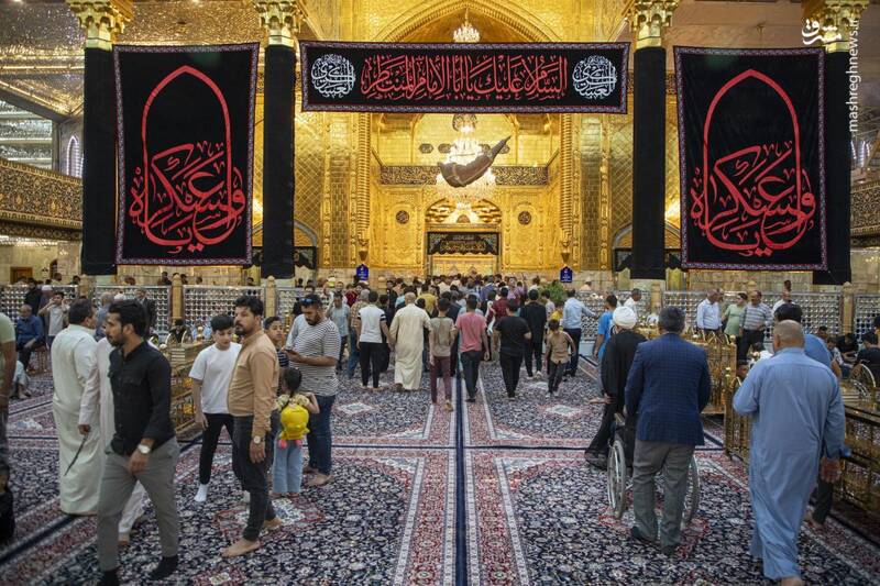 سیاهپوشی حرم حضرت اباالفضل العباس(ع)