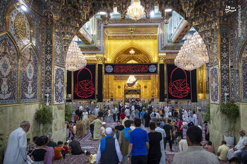 سیاهپوشی حرم حضرت اباالفضل العباس(ع)