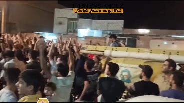 شادمانی مردم گتوند پس از قهرمانی میرزازاده