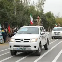نمایش اقتدار دفاعی کشور در رژه نیروهای مسلح اردبیل