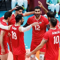 تصاویری از والیبال ایران و تایلند در مسابقات آسیایی هانگژو 