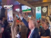 ترامپ در سفر تبلیغاتی پیتزای رایگان پخش کرد!