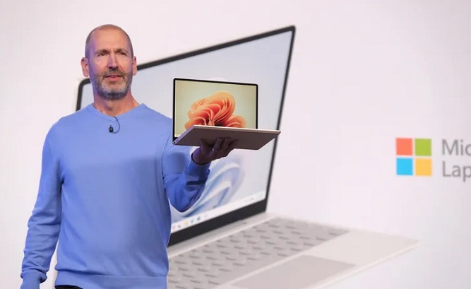 لپ‌تاپ سبک و باریک Surface Laptop Go 3 مایکروسافت رونمایی شد
