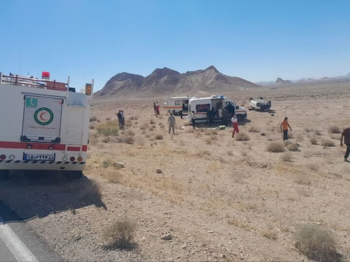 واژگونی خونین سواری سمند در محور فیض‌آباد ـ بجستان