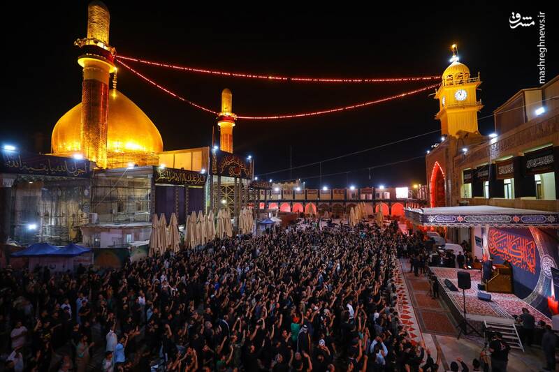 عکس/ مراسم عزاداری ایام شهادت امام حسن عسکری(ع) در سامرا