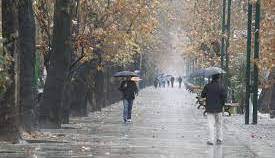 آغاز بارش های پاییزی در استان گیلان