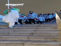 کاروان ایران با پرچمداری جواد فروغی و ناهید کیانی آماده حضور در مراسم رژه افتتاحیه