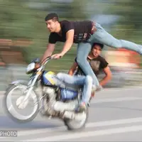 حادثه دلخراش بر اثر حرکات نمایشی موتورسیکلت در مشهد