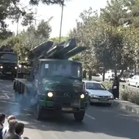 رژه خودرویی نیرو‌های مسلح در آران و بیدگل